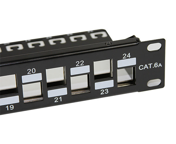 CAT6 Network 6-Port Patch Panel, 1U RJ45 — Primus Cable